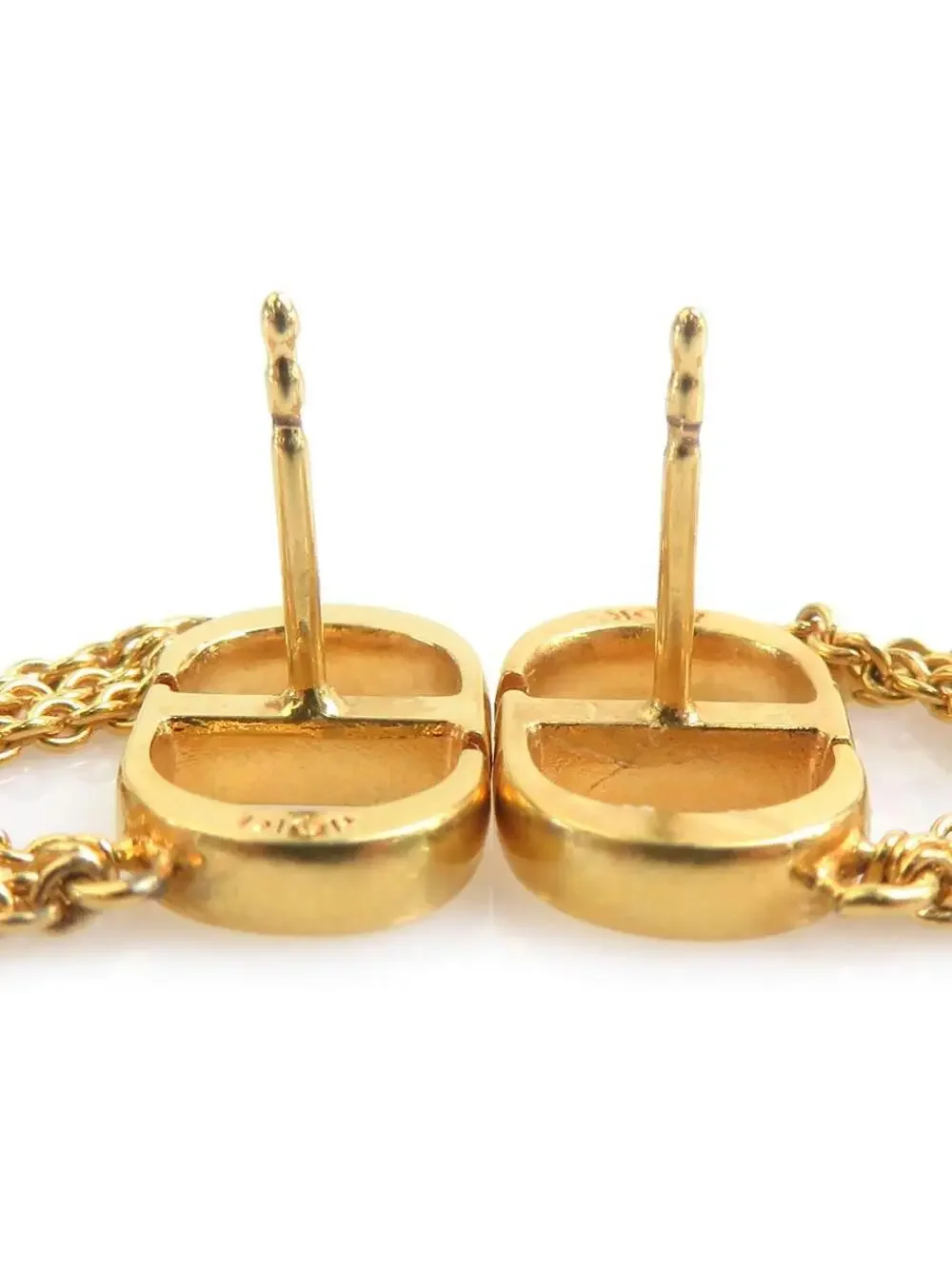 Auth Christian Dior Pierce Earrings #294117C34B
